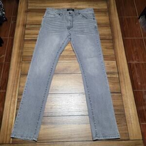 Kenneth Cole Slim Fit Grey Denim Jeans - Size 32 X 32